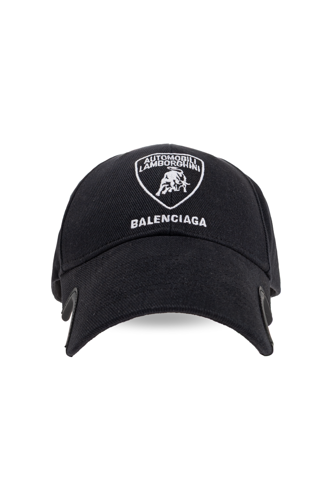 【 BALENCIAGA 】 Balenciaga Automobili Lamborghini キャップ Men's Balenciaga I Automobili Lamborghini Cap in Black